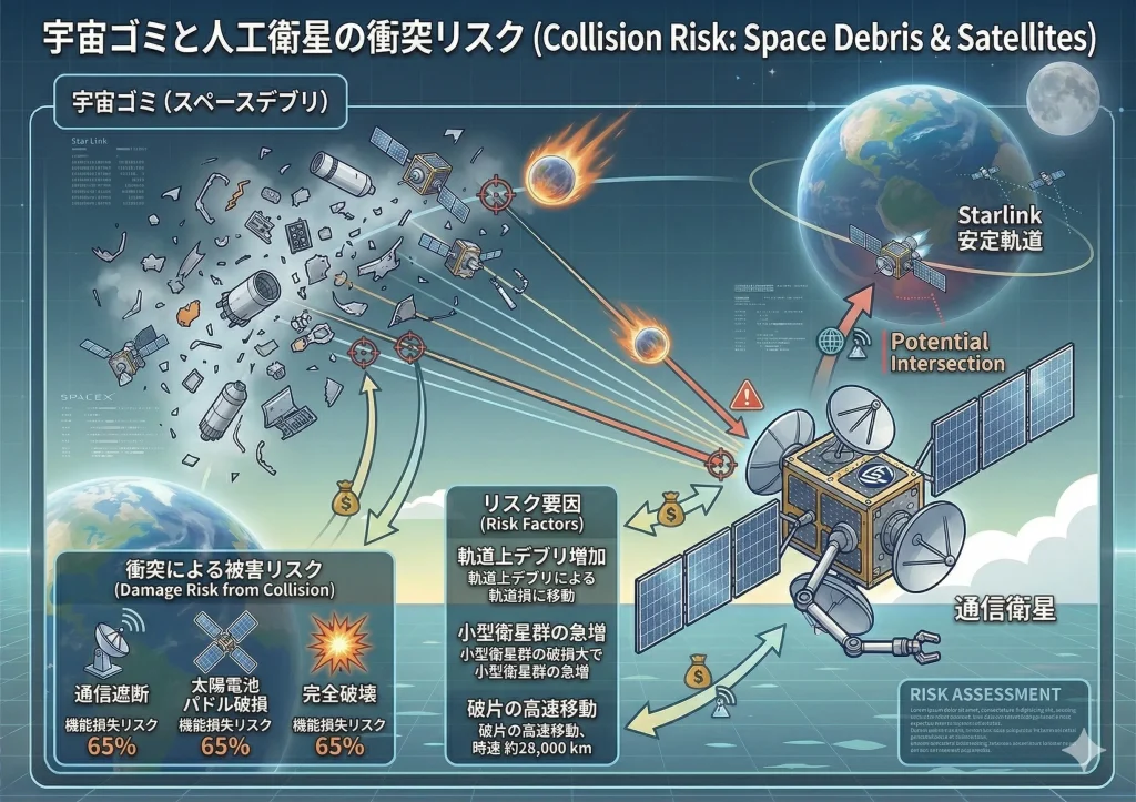 宇宙のゴミを回収する
