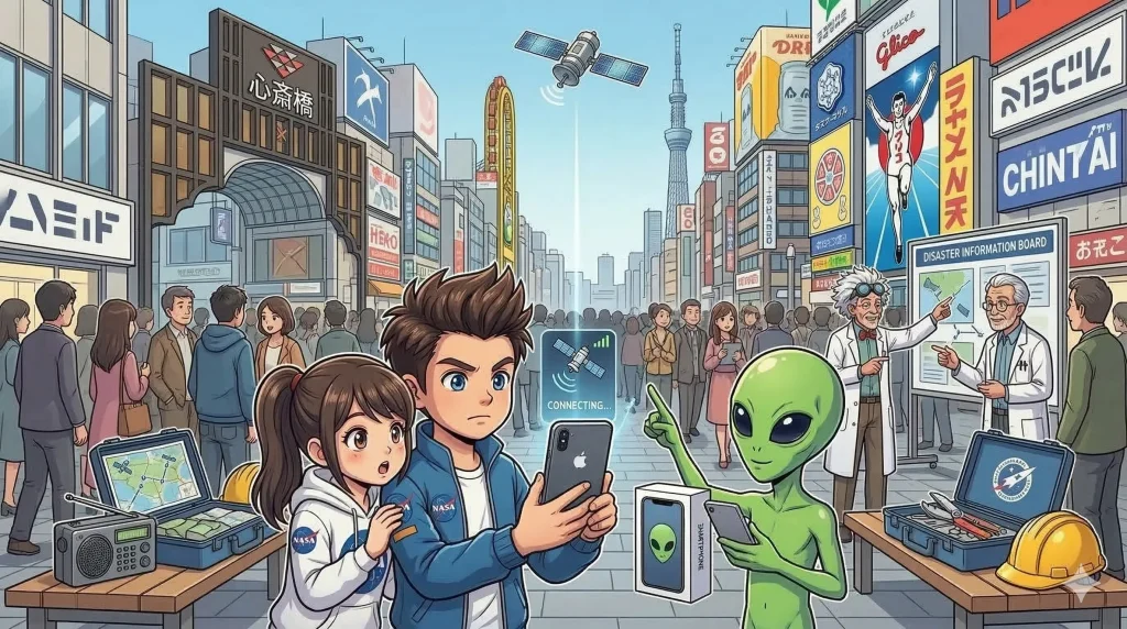 宇宙技術で命を救う！iPhone衛星通信機能の使い方