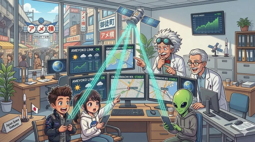 宇宙技術は生活を支える｜スマホも天気予報も使ってる！