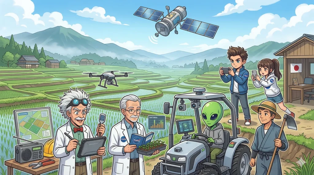 宇宙技術がおいしいお米を作る？スマート農業の裏側