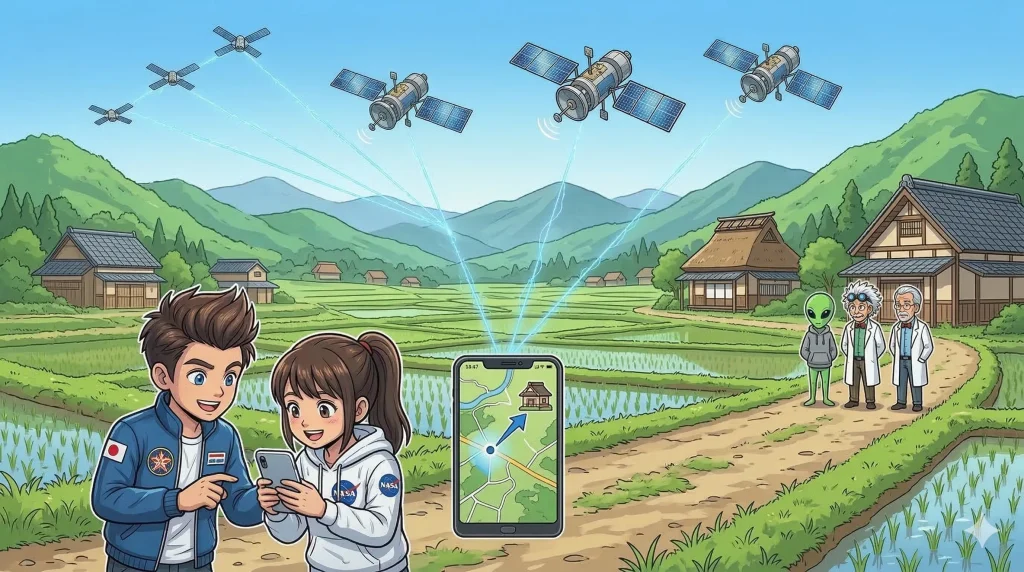 スマホのマップと宇宙技術の深い関係！衛星みちびきと未来