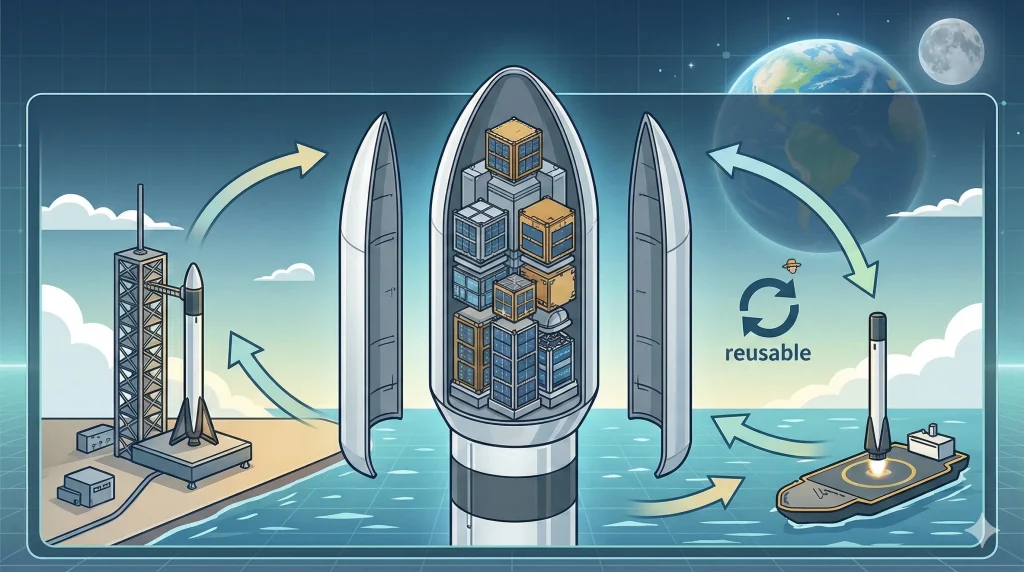 宇宙ロケットの打ち上げは「相乗りタクシー」で安くなった