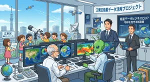衛星データビジネスとは?地球を見守る新産業│衛星データ